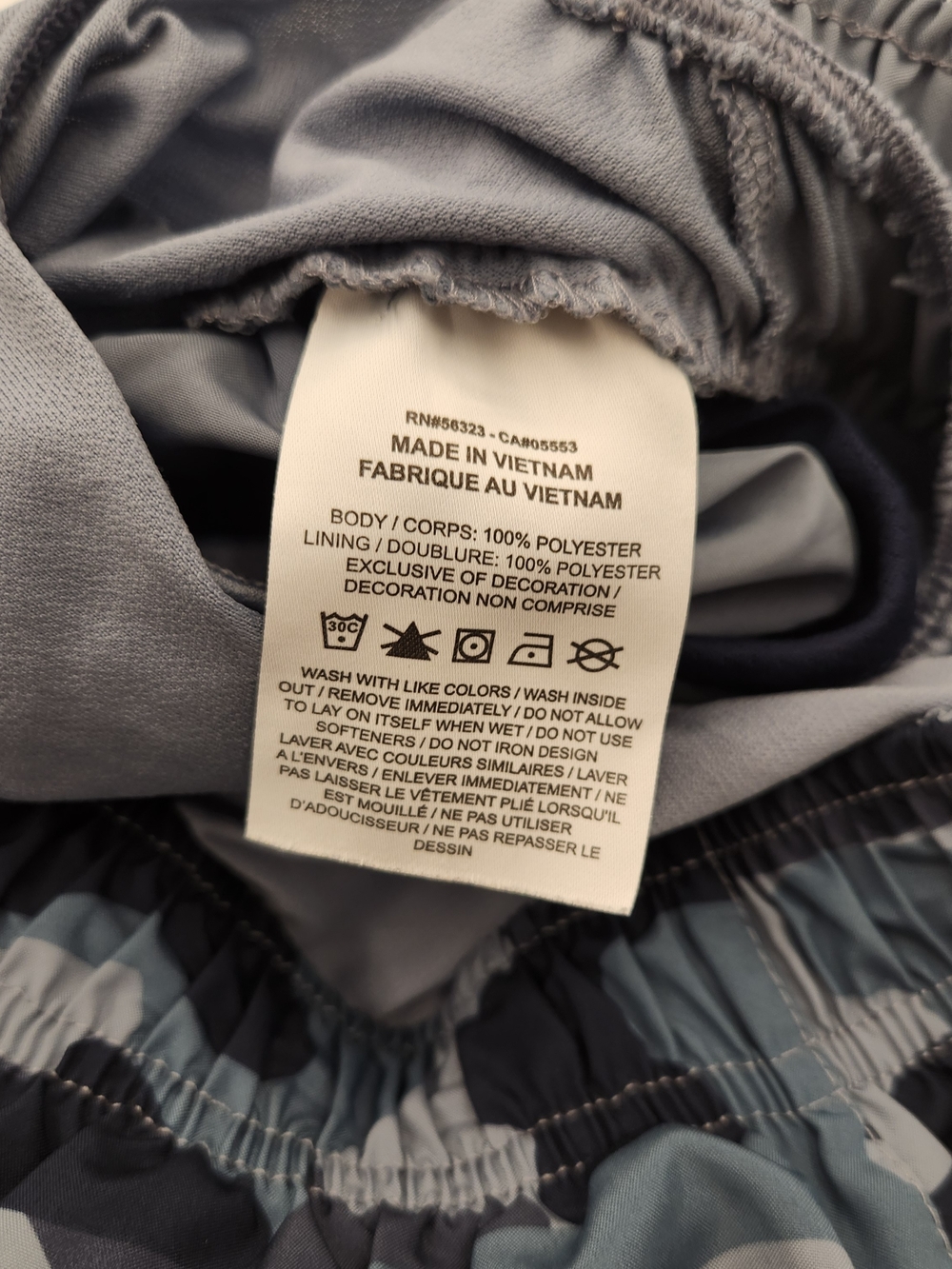 Nike Women’s Blue Camo Athletic Shorts - Picture 8 of 9